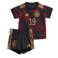 Maglie da calcio Germania Leroy Sane #19 Seconda Maglia Bambino Mondiali 2022 Manica Corta (+ Pantaloni corti)